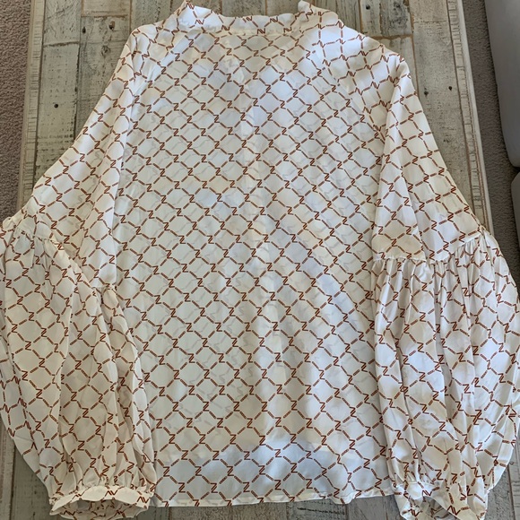 ✨ 7 For All Mankind✨Women's Tie Neck Blouse✨ - Picture 13 of 14